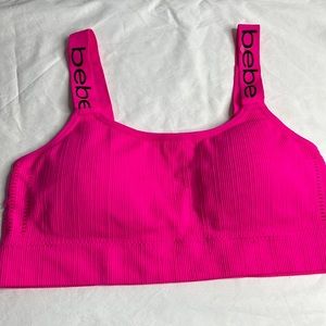 Bebe hot pink sports bra Size 1X